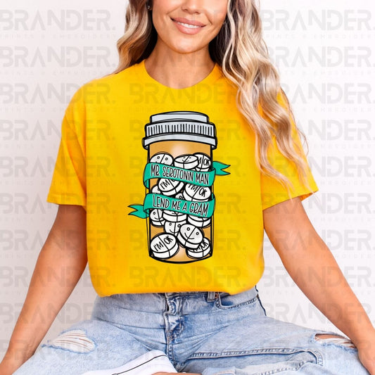 MR SEROTONIN MAN LEND ME A GRAM - DTF TRANSFER