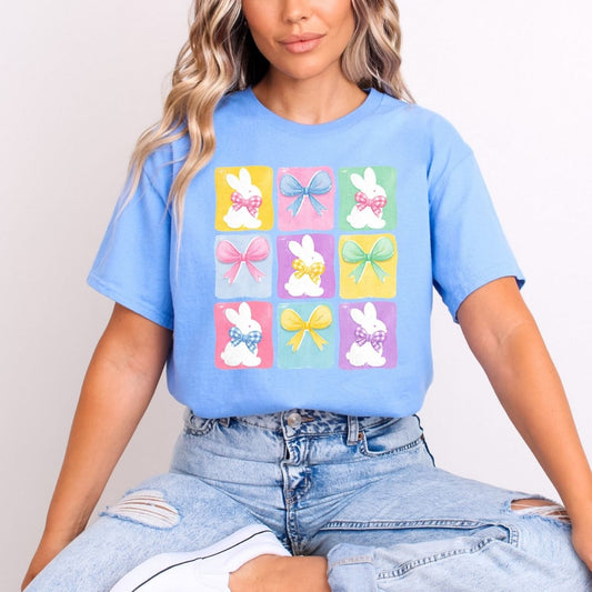 COQUETTE BUNNY GRID - DTF TRANSFER