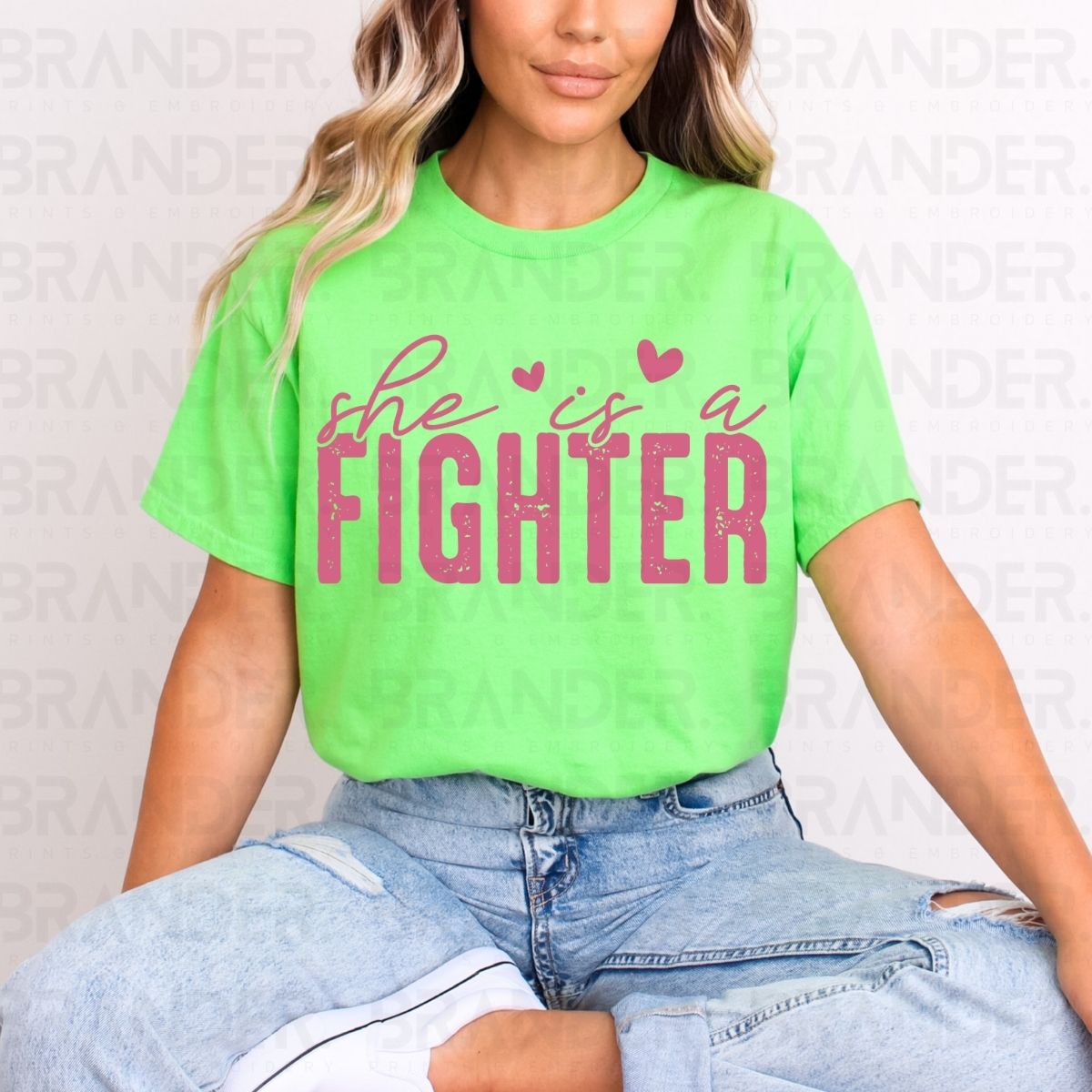SHE IS A FIGHTER - DTF TRANSFER