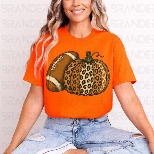 FOOTBALL & PUMPKIN - DTF TRANSFER