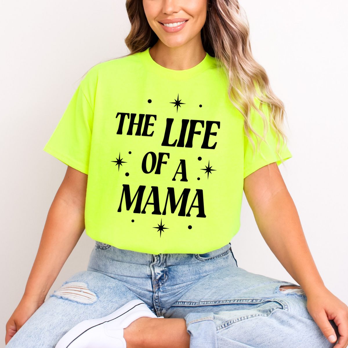 THE LIFE OF A MAMA *BLACK* - DTF TRANSFER