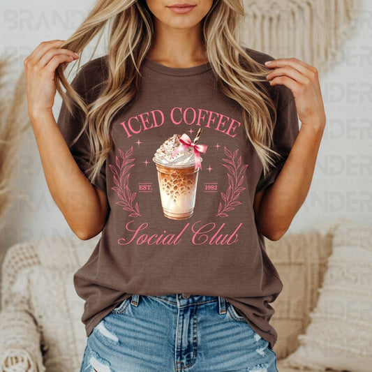 COQUETTE ICED COFFEE SOCIAL CLUB - DTF TRANSFER