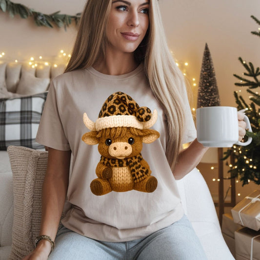 ANIMAL PRINT HIGHLAND *FAUX YARN* - DTF TRANSFER