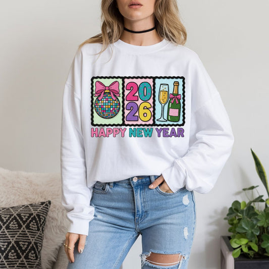 COQUETTE HAPPY NEW YEAR - DTF TRANSFER