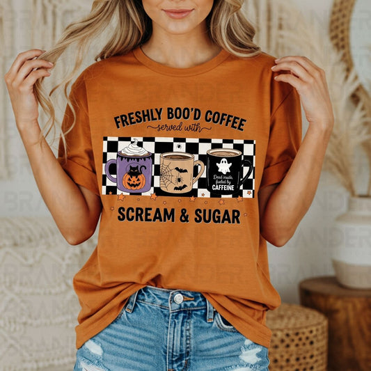 FRESHLY BOO'D COFFEE - DTF TRANSFER