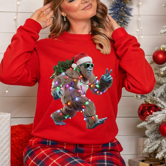 CHRISTMAS SASQUATCH - DTF TRANSFER