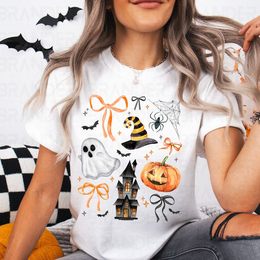 COQUETTE HALLOWEEN DOODLE - DTF TRANSFER