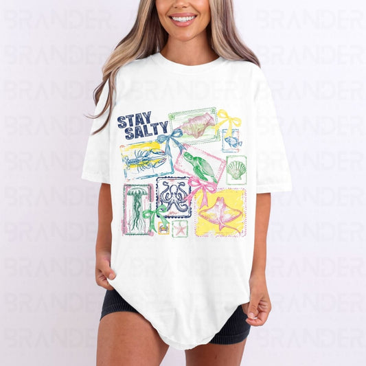 COQUETTE STAY SALTY - DTF TRANSFER