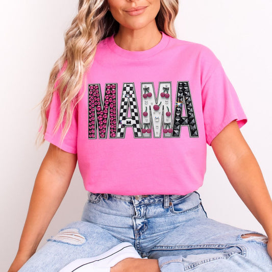 MAMA *FAUX RHINESTONES* - DTF TRANSFER