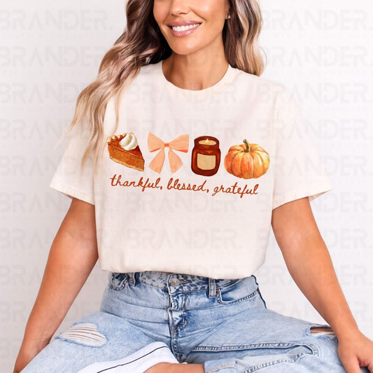 COQUETTE THANKFUL BLESSED GRATEFUL - DTF TRANSFER