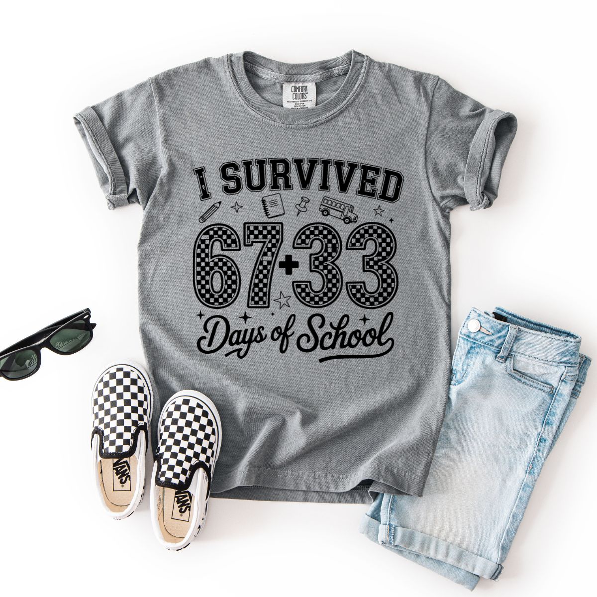 I SURVIVED 67 + 33 DAYS OF SCHOOL - DTF TRANSFER