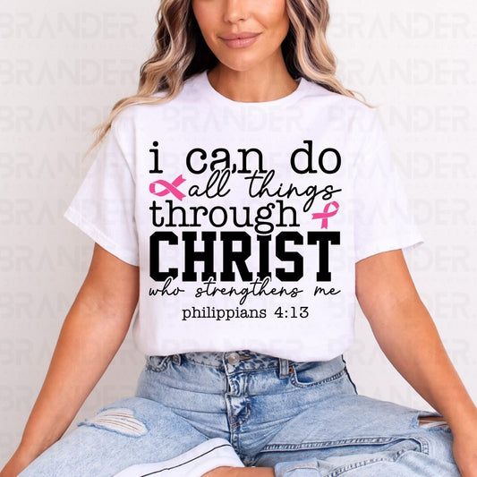 I CAN DO ALL THINGS THROUGH CHRIST - DTF TRANSFER