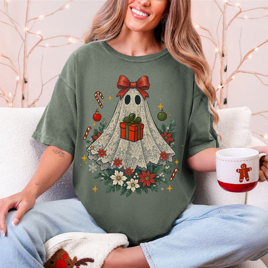COQUETTE CHRISTMAS GHOST - DTF TRANSFER