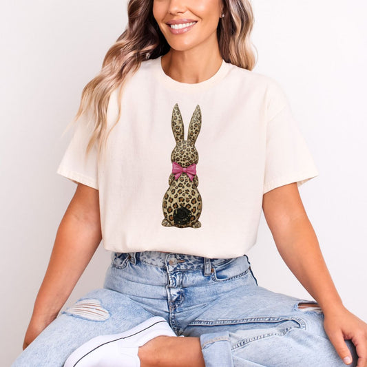 COQUETTE LEOPARD PRINT BUNNY - DTF TRANSFER