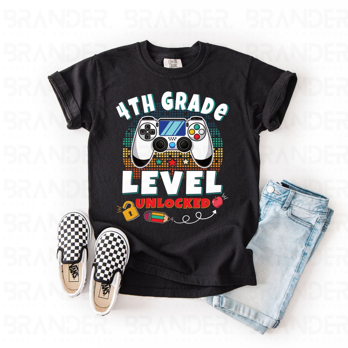 4TH GRADE LEVEL UNLOCKED - DTF TRANSFER