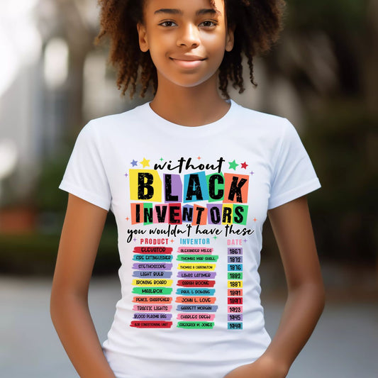WITHOUT BLACK INVENTORS - DTF TRANSFER
