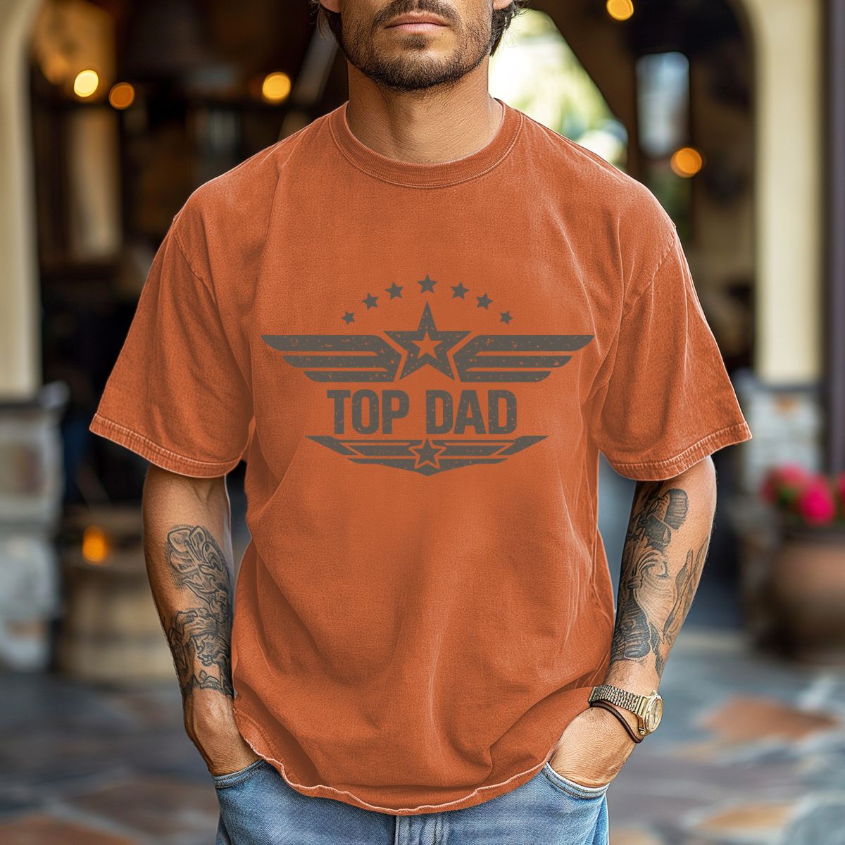 TOP DAD - COMPLETED TEE