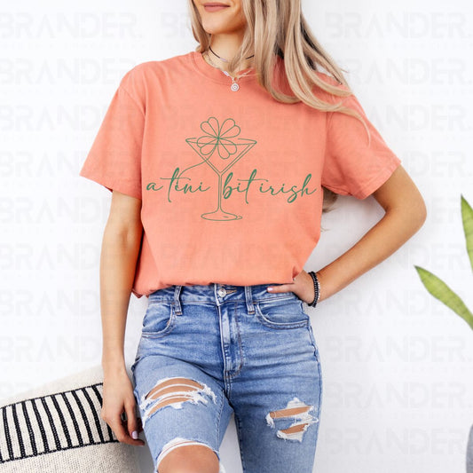 A TINI BIT IRISH - COMPLETED TEE