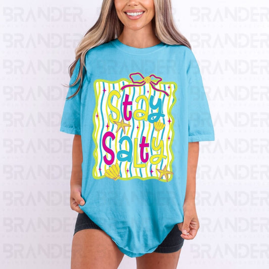 COQUETTE STAY SALTY - DTF TRANSFER
