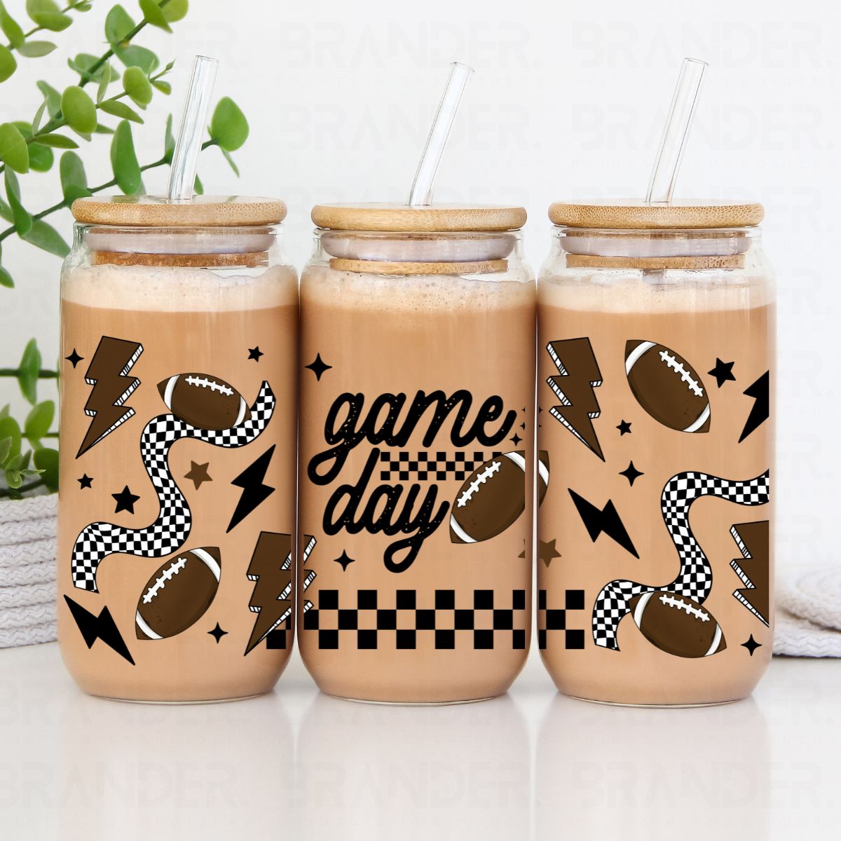 GAME DAY *FOOTBALL* - 16 OZ - UV DTF