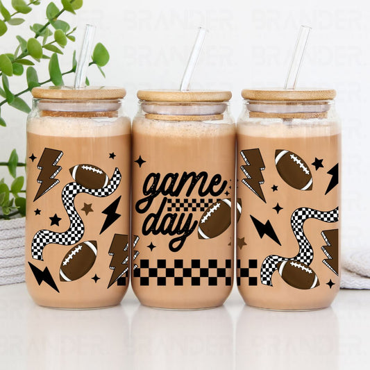 GAME DAY *FOOTBALL* - 16 OZ - UV DTF