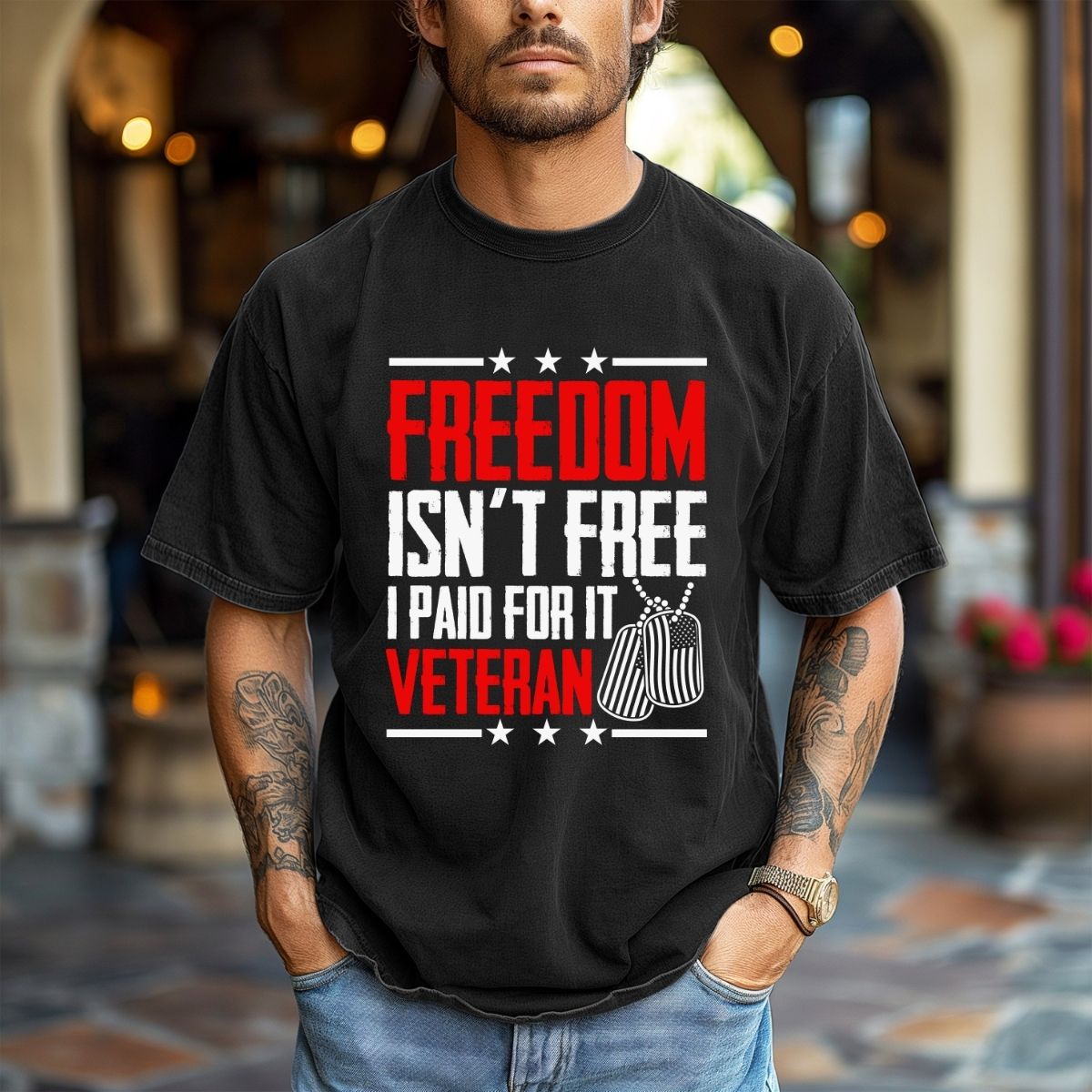 FREEDOM ISN'T FREE - DTF TRANSFER