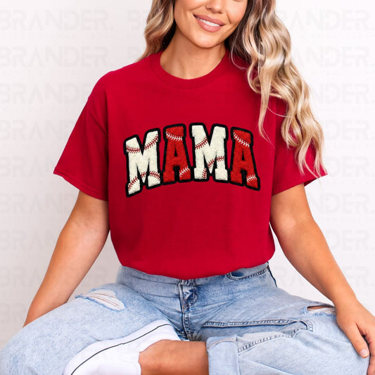 MAMA *FAUX YARN* - COMPLETED TEE