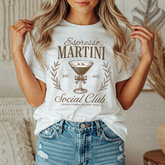 COQUETTE ESPRESSO MARTINI SOCIAL CLUB - DTF TRANSFER