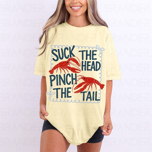 COQUETTE SUCK THE HEAD PINCH THE TAIL - DTF TRANSFER