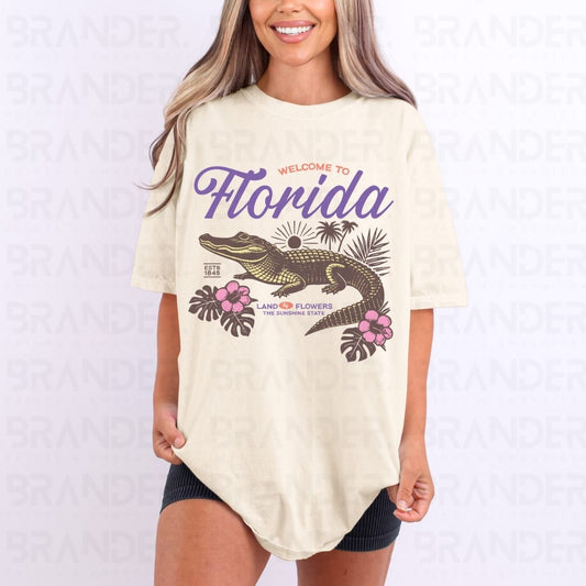WELCOME TO FLORIDA - DTF TRANSFER