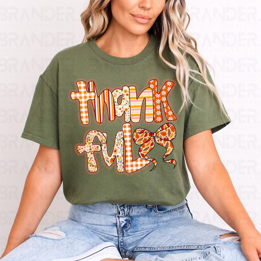 COQUETTE THANKFUL - DTF TRANSFER