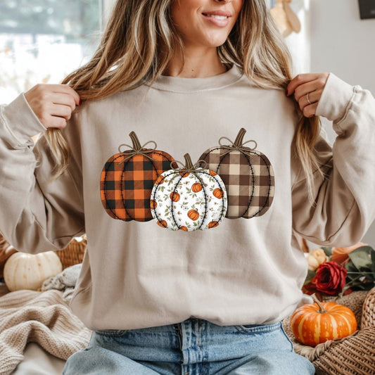 PATCHWORK PUMPKINS - DTF TRANSFER