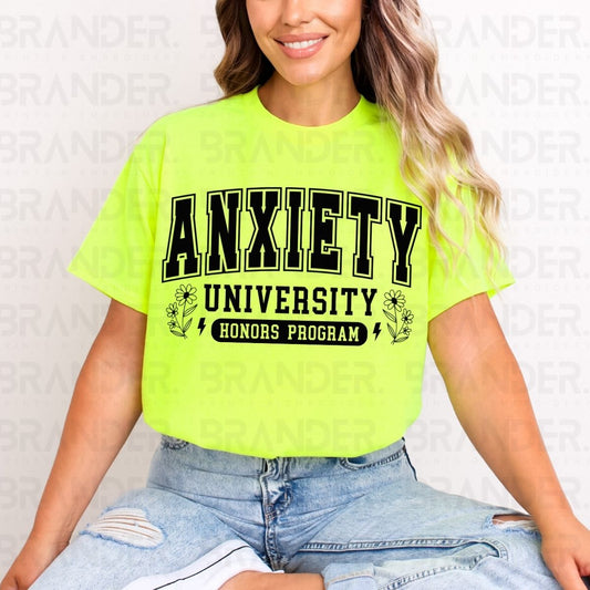 ANXIETY UNIVERSITY - DTF TRANSFER