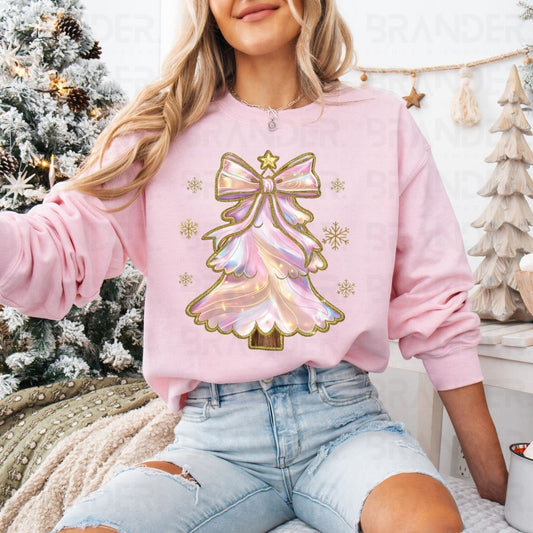 COQUETTE IRIDESCENT TREE - DTF TRANSFER