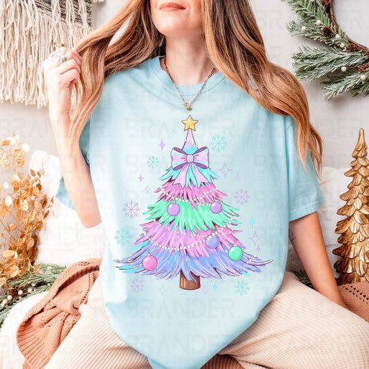 COQUETTE IRIDESCENT TREE - DTF TRANSFER