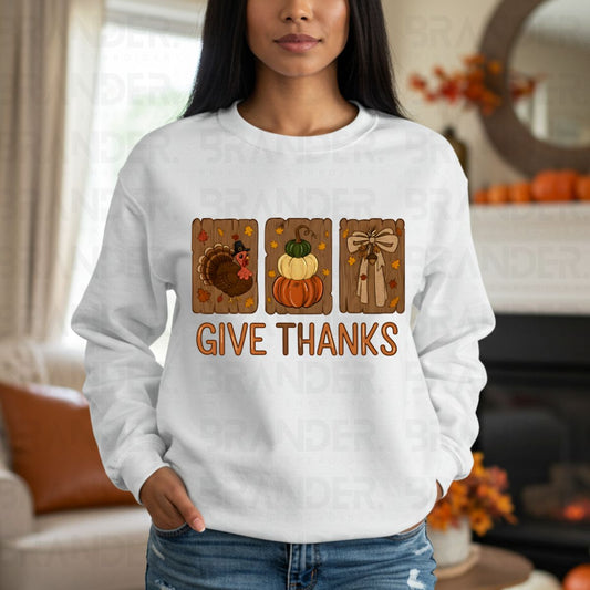 COQUETTE GIVE THANKS - DTF TRANSFER