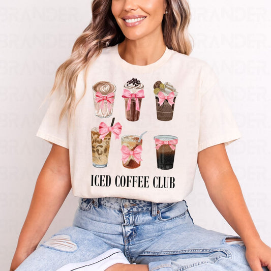 COQUETTE ICED COFFEE CLUB - COMPLETED TEE