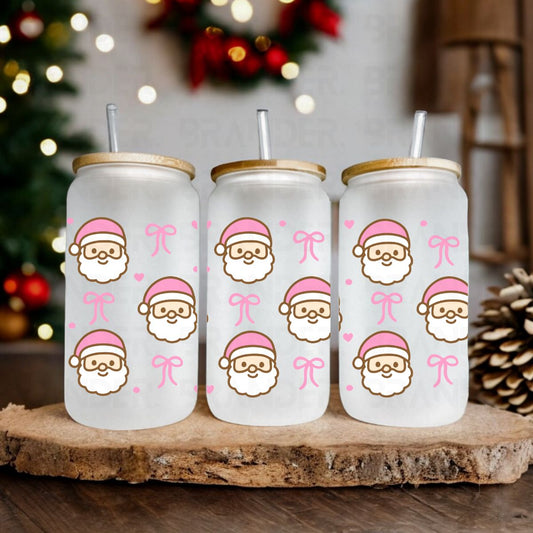 COQUETTE SANTAS AND BOWS - 16 OZ - UV DTF