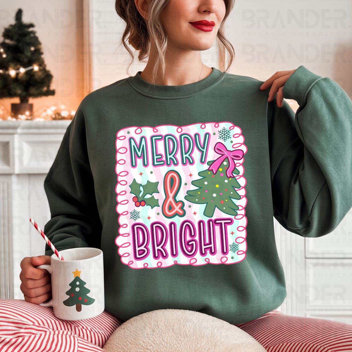 COQUETTE MERRY & BRIGHT - COMPLETED TEE