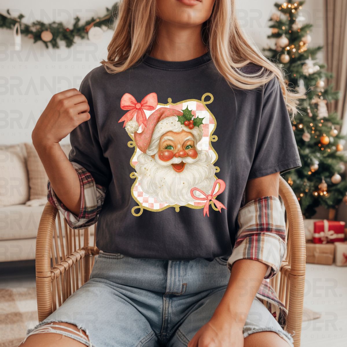 COQUETTE VINTAGE SANTA - COMPLETED TEE