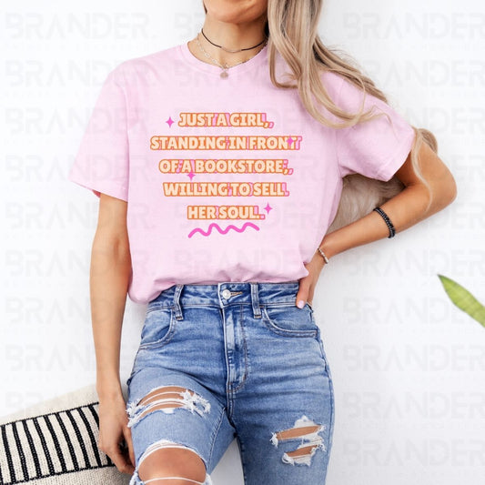 JUST A GIRL - DTF TRANSFER