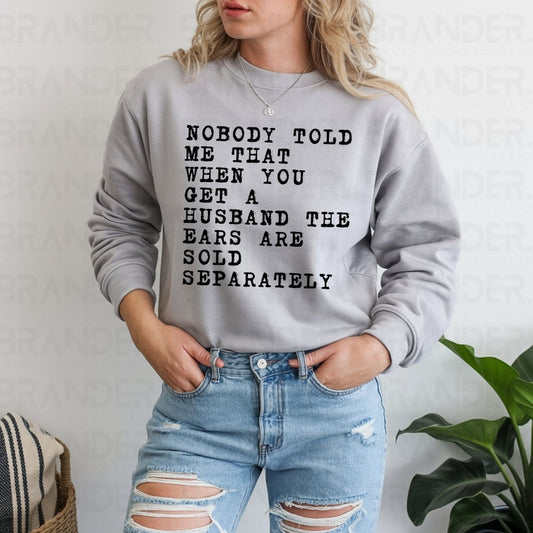 NOBODY TOLD ME - COMPLETED TEE