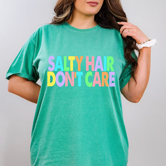 SALTY HAIR DON'T CARE - DTF TRANSFER