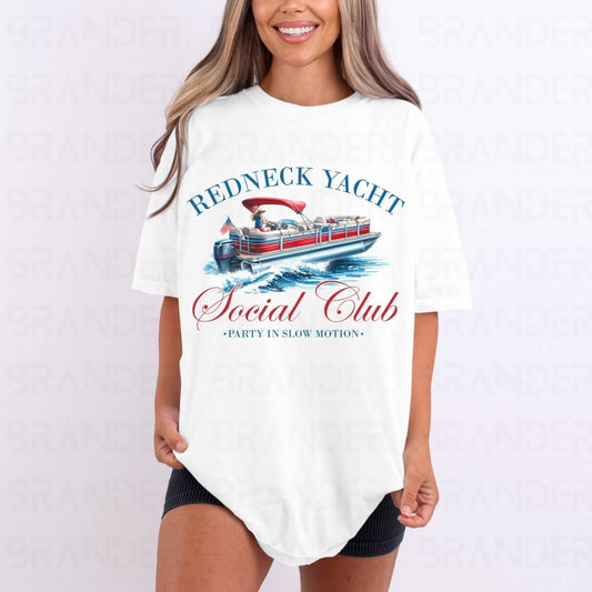 REDNECK YACHT SOCIAL CLUB - DTF TRANSFER