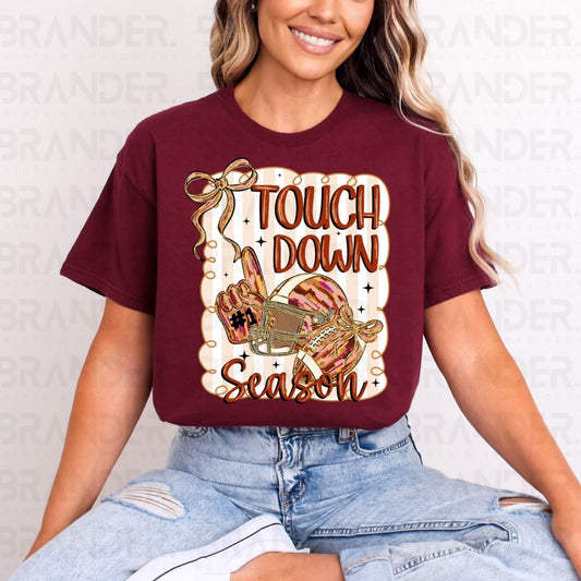 COQUETTE TOUCH DOWN SEASON - DTF TRANSFER