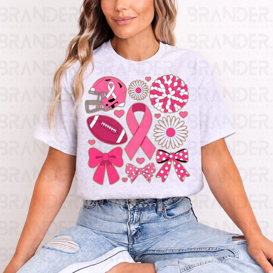 COQUETTE BREAST CANCER AWARENESS - DTF TRANSFER