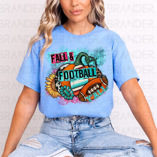 FALL & FOOTBALL Y'ALL - DTF TRANSFER