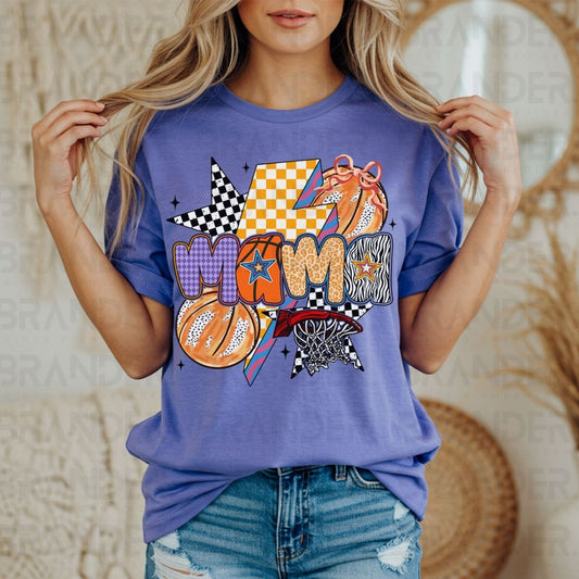 COQUETTE BASKETBALL MAMA - DTF TRANSFER