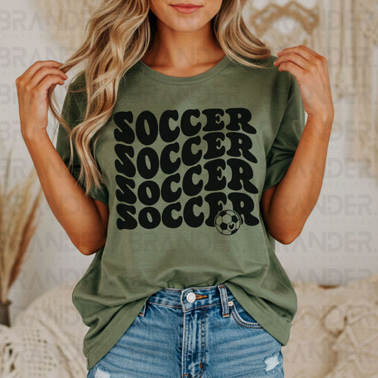 SOCCER STACKED - DTF TRANSFER