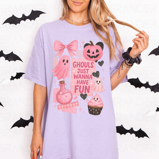 COQUETTE GHOULS JUST WANNA HAVE FUN - DTF TRANSFER